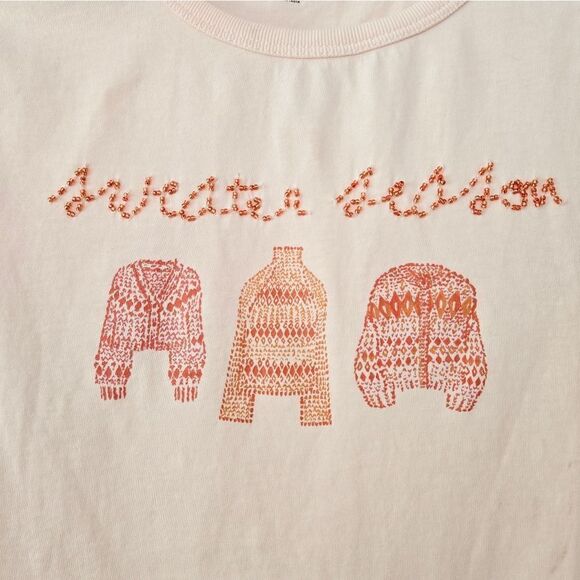 NWT J.Crew Sweater Season Jersey T-shirt - Picture 4 of 9